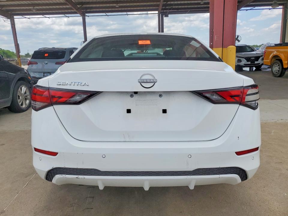 2025 Nissan Sentra VIN 3N1AB8CV6SY394636 COPART salvage auction — FRONT END, Tx - Salvage Vehicle Title, sold $1,500 on 2026-07-02 (photo 6)