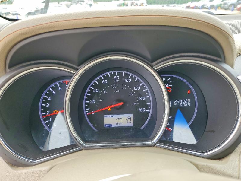 2011 Nissan Murano VIN JN8AZ1MU5BW067291 COPART salvage auction — FRONT END, Ms - Cert Of Title-Salvaged, sold $300 on 2026-07-24 (photo 9)