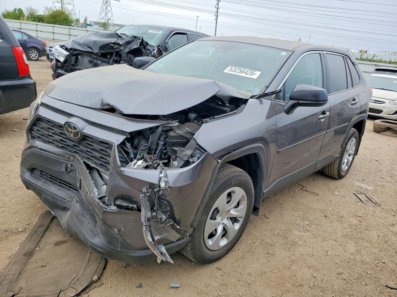 2023 Toyota RAV4 VIN 2T3F1RFV3PC344234 COPART salvage auction — Front End, WV - SALVAGE CERTIFICATE, sold $7,300 on 2026-06-25 (photo 1)