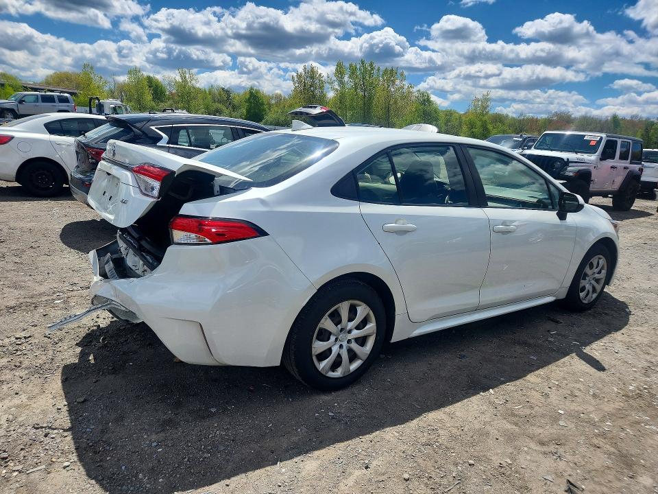 2020 Toyota Corolla VIN JTDEPRAE6LJ068379 COPART salvage auction — REAR END, Ma - Cert Of Title-Salvage, sold $3,550 on 2026-07-11 (photo 3)
