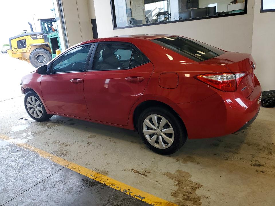 2015 Toyota Corolla VIN 5YFBURHE4FP329767 COPART salvage auction — FRONT END, Tx - Salvage Vehicle Title, sold $1,950 on 2026-07-09 (photo 2)