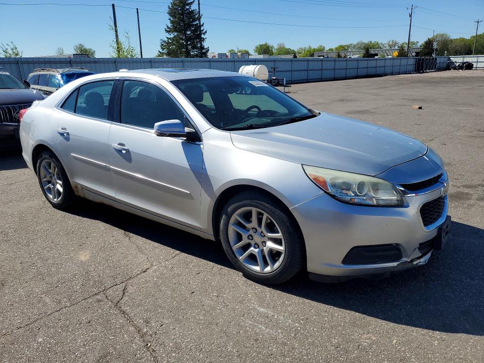 2015 Chevrolet Malibu VIN 1G11C5SL5FF117149 COPART salvage auction — HAIL, Mn - Cert Of Title-Salvage, sold $1,050 on 2026-07-09 (photo 4)