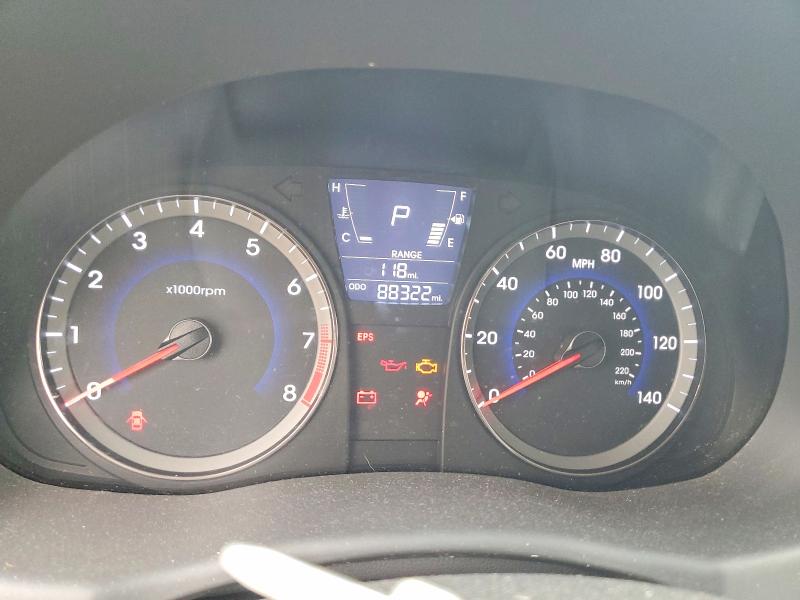 2013 Hyundai Accent VIN KMHCT5AE7DU136678 COPART salvage auction — FRONT END, Il - Salvage Certificate, sold $325 on 2026-07-28 (photo 9)