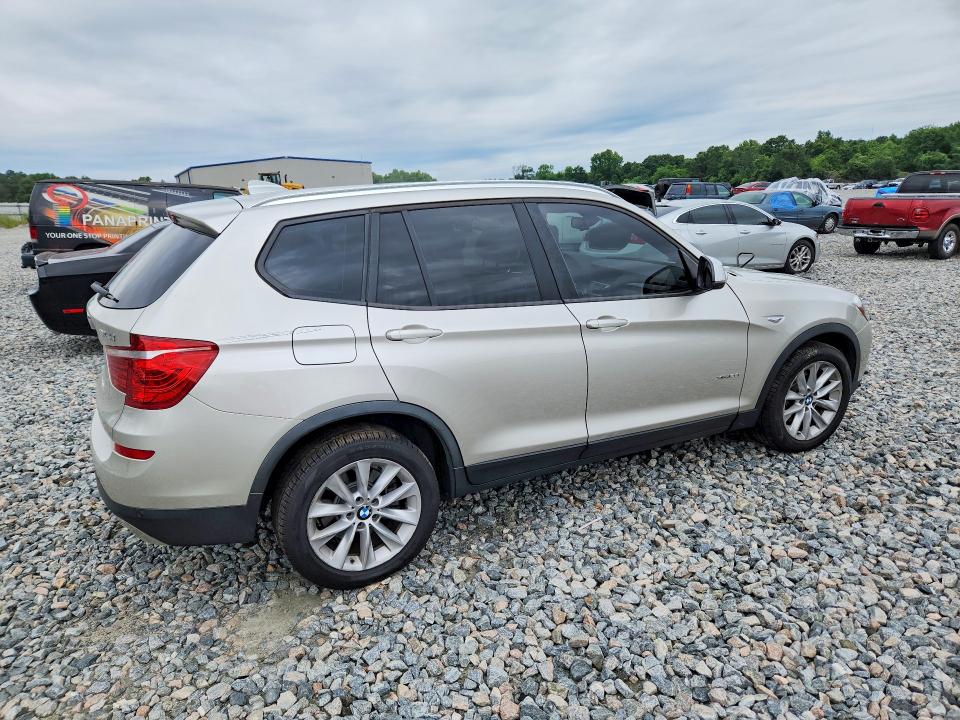 2017 BMW X3 VIN 5UXWX9C50H0T09205 COPART salvage auction — SIDE, Ga - Cert Of Title-Salvage, sold $2,100 on 2026-07-02 (photo 3)