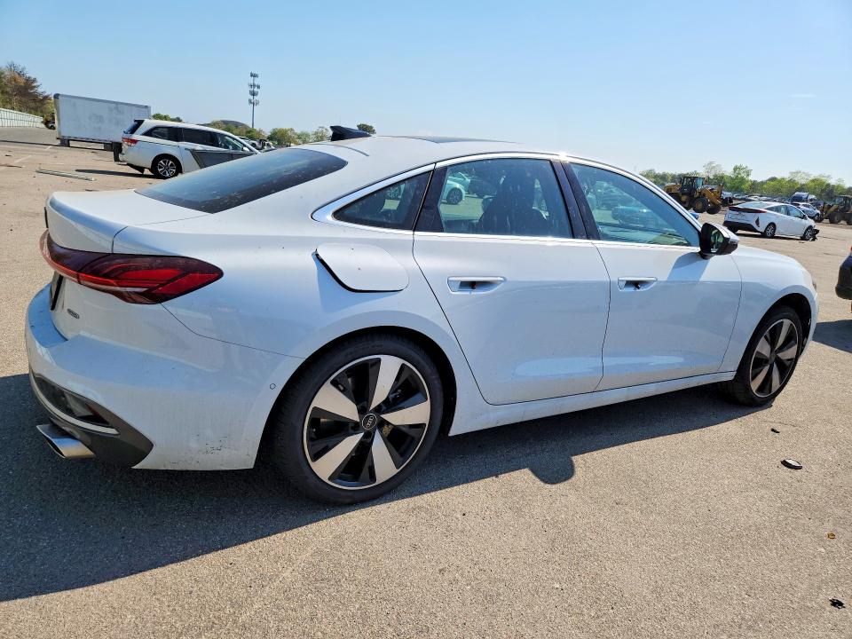 2025 Audi A5 VIN WAU2BCFU3SN081352 COPART salvage auction — REAR END, Ny - Mv-907A Salvage Certificate, sold $16,700 on 2026-07-15 (photo 3)