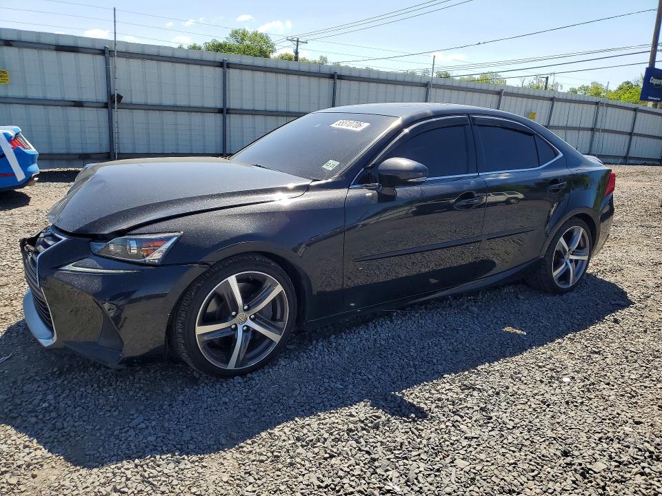 2018 Lexus Is 300 VIN JTHC81D25J5030007 COPART salvage auction — FRONT END, NJ - CERT OF TITLE-SALVAGE (P), sold $375 on 2026-07-14 (photo 1)
