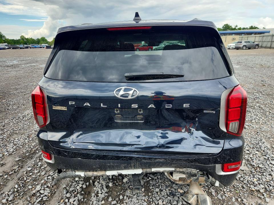 2021 Hyundai Palisade VIN KM8R4DHE2MU263880 COPART salvage auction — REAR END, AL - CERT OF TITLE-SALVAGE TITLE (P), sold $825 on 2026-07-28 (photo 6)