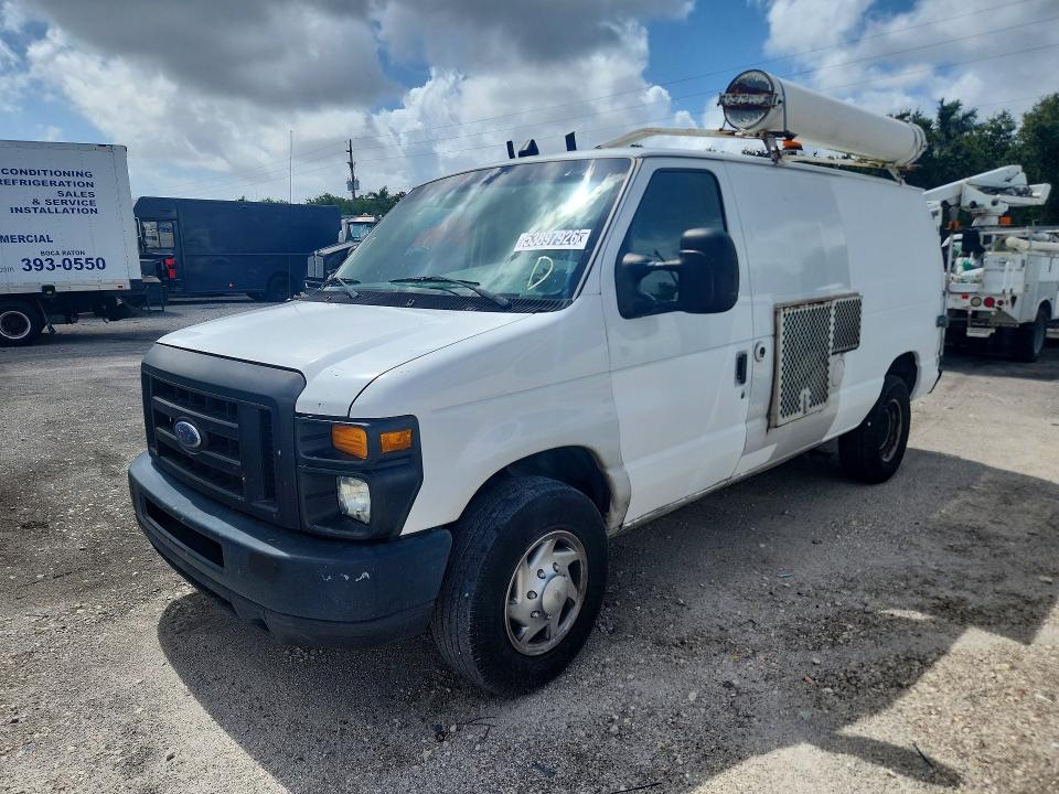 2008 Ford Econoline e350 VIN 1FTSE34L68DA15414 COPART salvage auction — MINOR DENT/SCRATCHES, FL - CERTIFICATE OF TITLE, sold $1,200 on 2026-07-09 (photo 1)
