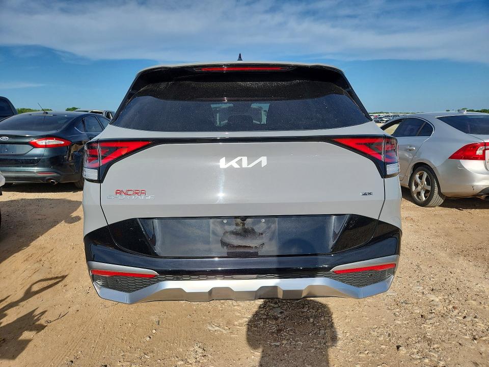 2024 Kia Sportage VIN 5XYK5CDF3RG219455 COPART salvage auction — FRONT END, TX - SALVAGE VEHICLE TITLE, sold $13,100 on 2026-07-30 (photo 6)