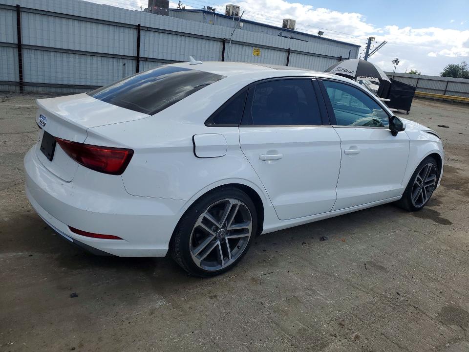 2018 Audi A3 VIN WAUAUGFF8J1038789 COPART salvage auction — FRONT END, Ca - Salvage Certificate, sold $2,350 on 2026-07-06 (photo 3)