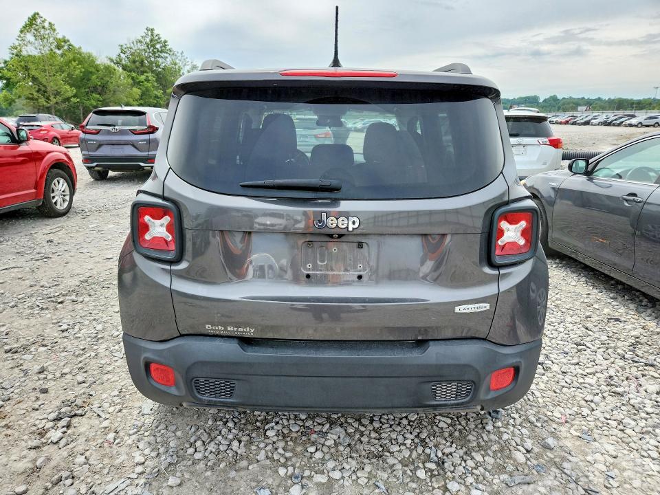 2017 Jeep VIN ZACCJABB9HPG43998 COPART salvage auction — FRONT END, IL - SALVAGE CERTIFICATE, sold $1,150 on 2026-07-06 (photo 6)