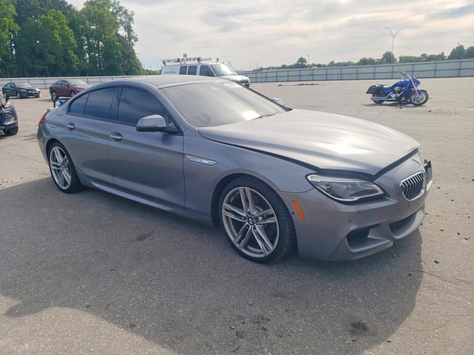 2016 BMW 6er VIN WBA6D0C58GD927883 COPART salvage auction — FRONT END, NC - SALVAGE CERTIFICATE OF TITLE, sold $7,600 on 2026-07-02 (photo 4)