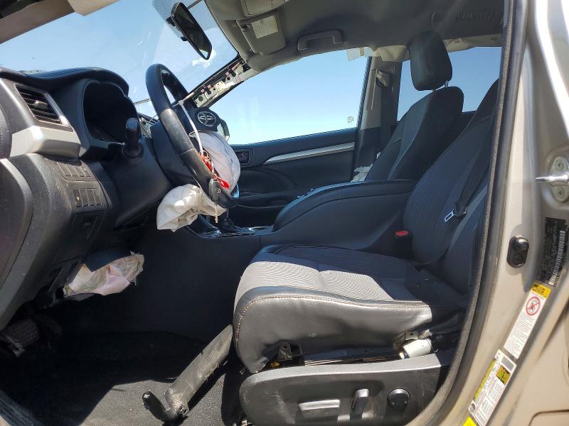2015 Toyota Highlander VIN 5TDZKRFH8FS114790 COPART salvage auction — FRONT END, Az - Certificate Of Title (P), sold $2,700 on 2026-07-27 (photo 7)