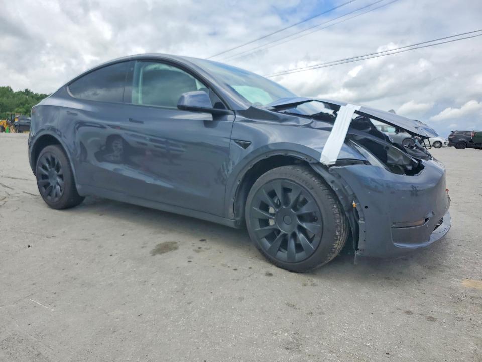2022 Tesla Model y VIN 7SAYGDEE7NA006364 COPART salvage auction — FRONT END, Tn - Salvage Certificate, sold $6,400 on 2026-07-15 (photo 4)