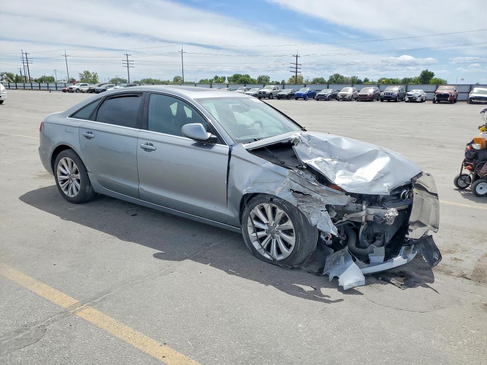 2015 Audi A6 VIN WAUGFAFC1FN028192 COPART salvage auction — FRONT END, Id - Salvage Certificate Of Title, sold $825 on 2026-07-02 (photo 4)