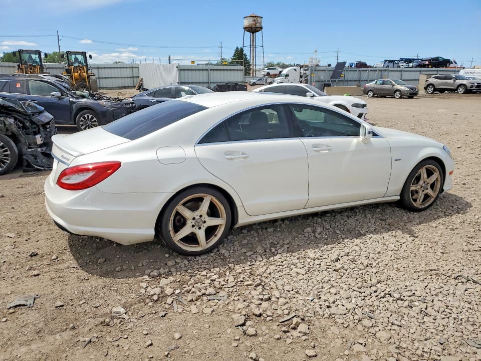 2012 Mercedes-benz Cls-klasse VIN WDDLJ9BB8CA043938 COPART salvage auction — VANDALISM, Il - Salvage Certificate, sold $4,750 on 2026-07-17 (photo 3)