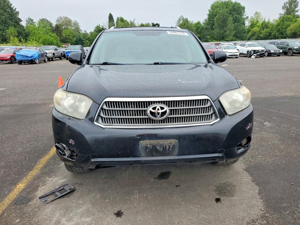 2009 Toyota Highlander VIN JTEEW44A892035932 COPART salvage auction — REAR END, Or - Salvage Title Certificate, sold $1,550 on 2026-07-06 (photo 5)