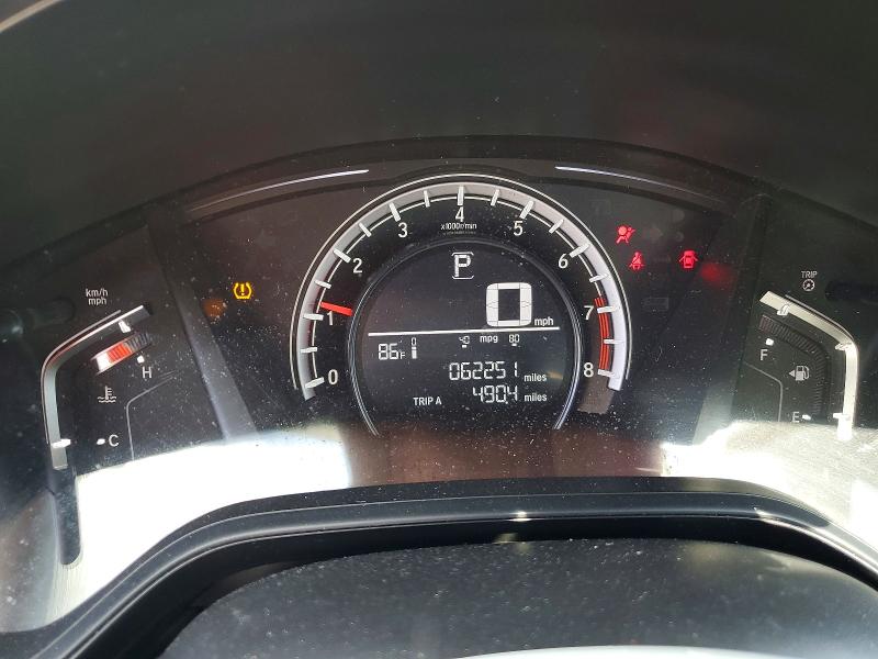 2019 Honda VIN 2HKRW5H33KH404269 COPART salvage auction — FRONT END, FL - CERT OF TITLE SLVG REBUILDABLE, sold $6,800 on 2026-07-02 (photo 9)
