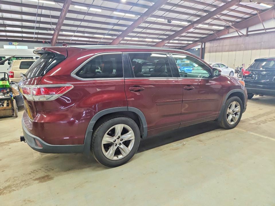 2014 Toyota Highlander VIN 5TDDKRFH1ES008917 COPART salvage auction — SIDE, Ma - Certificate Of Title (P), sold $12,500 on 2026-07-17 (photo 3)