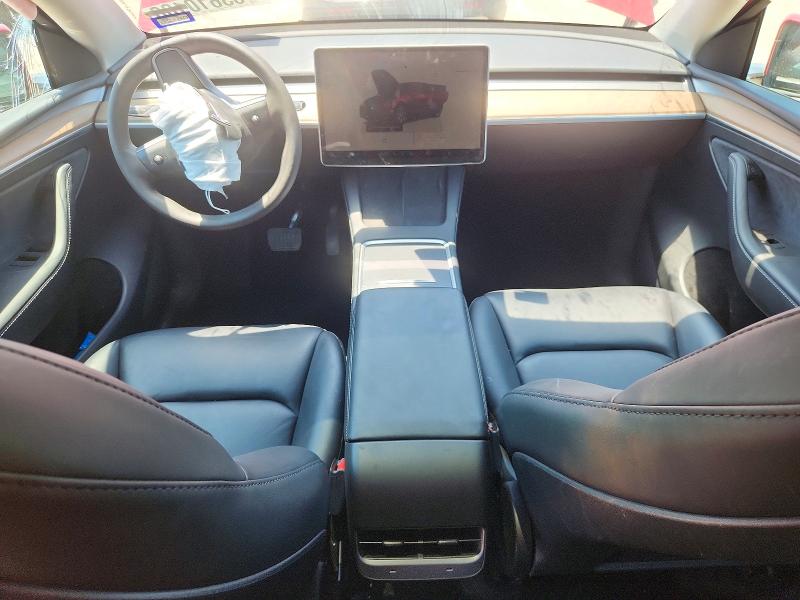 2023 Tesla VIN 7SAYGAEE2PF806364 COPART salvage auction — FRONT END, TX - SALVAGE VEHICLE TITLE, sold $2,500 on 2026-07-24 (photo 8)