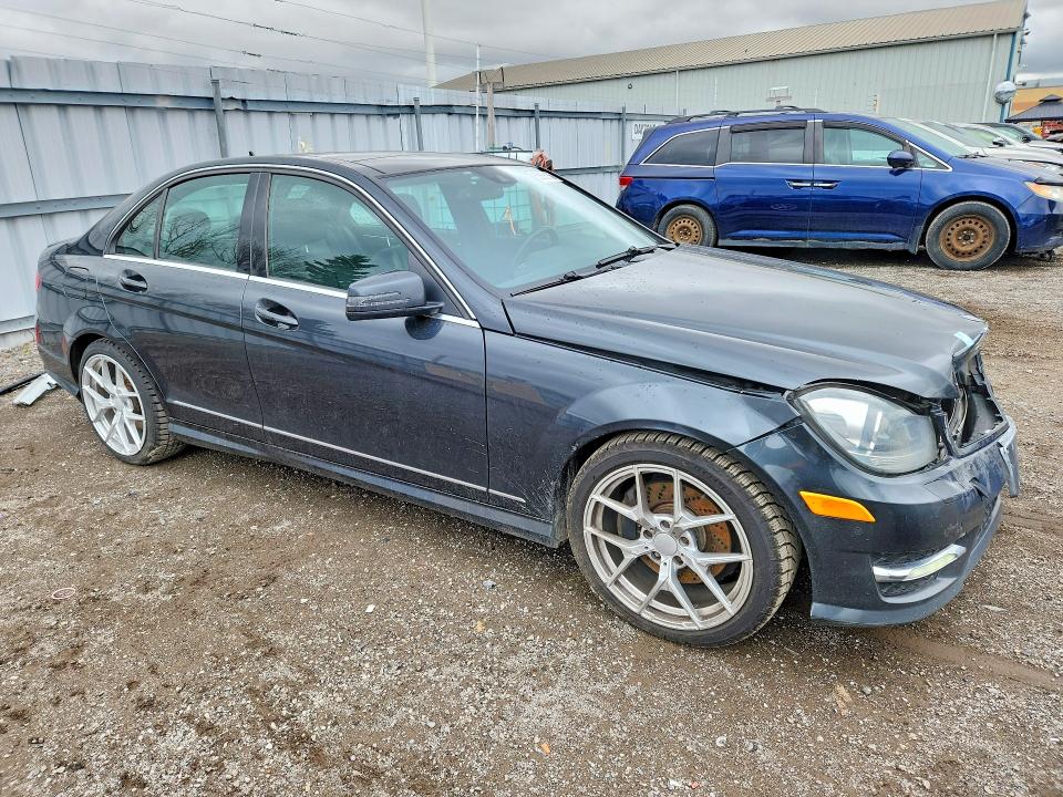 2013 Mercedes-benz VIN WDDGF8JB3DA795692 COPART salvage auction — FRONT END, On - Permit No Brand - Unfit, sold $2,650 on 2026-07-02 (photo 4)