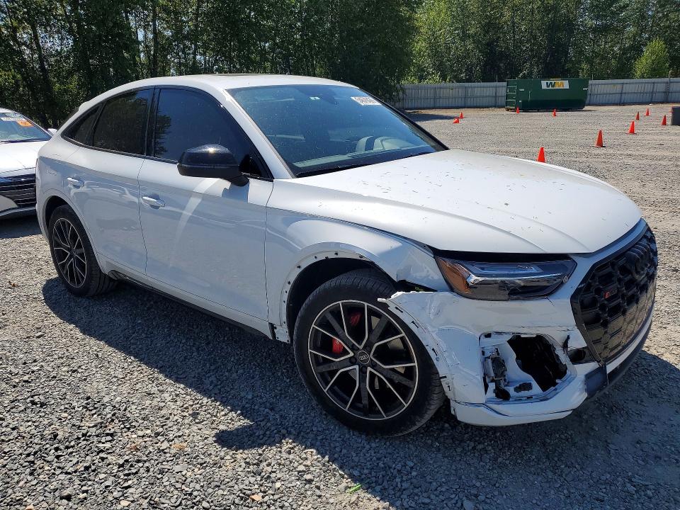 2024 Audi Sq5 VIN WA124AFY5R2115902 COPART salvage auction — FRONT END, Wa - Bill Of Sale, sold $25,500 on 2026-07-06 (photo 4)