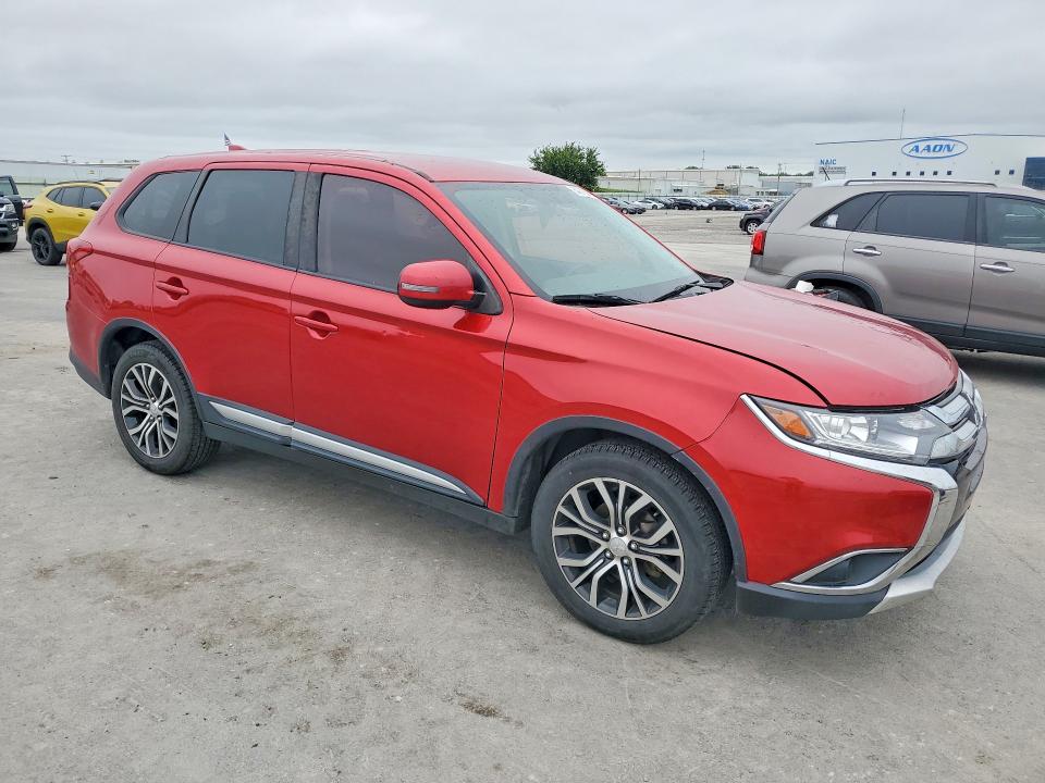 2018 Mitsubishi Outlander VIN JA4AZ3A33JZ037216 COPART salvage auction — HAIL, Ok - Cert Of Title-Salvage, sold $3,200 on 2026-07-08 (photo 4)