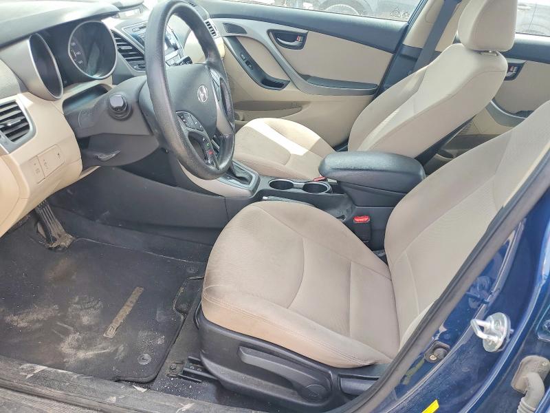 2014 Hyundai Elantra VIN KMHDH4AE2EU055198 COPART salvage auction — HAIL, Ks - Cert Of Title-Salvage, sold $1,700 on 2026-07-28 (photo 7)