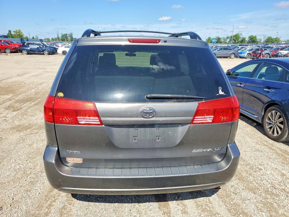 2004 Toyota Sienna VIN 5TDZA23C24S079468 COPART salvage auction — HAIL, Ia - Cert Of Title-Salvage Title, sold $500 on 2026-07-08 (photo 6)
