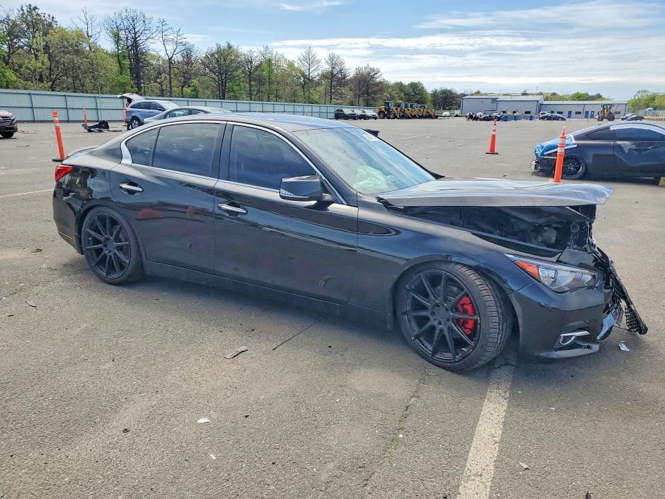 2014 Infiniti VIN JN1BV7AR1EM701360 COPART salvage auction — FRONT END, Ny - Mv-907A Salvage Certificate, sold $1,400 on 2026-07-27 (photo 4)