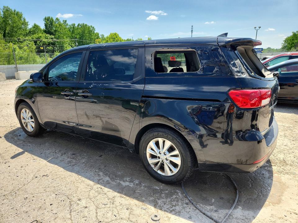 2017 Kia SEDONA VIN KNDMB5C1XH6228447 COPART salvage auction — HAIL, Ky - Bill Of Sale/Part Only/No Titl, sold $125 on 2026-07-16 (photo 2)
