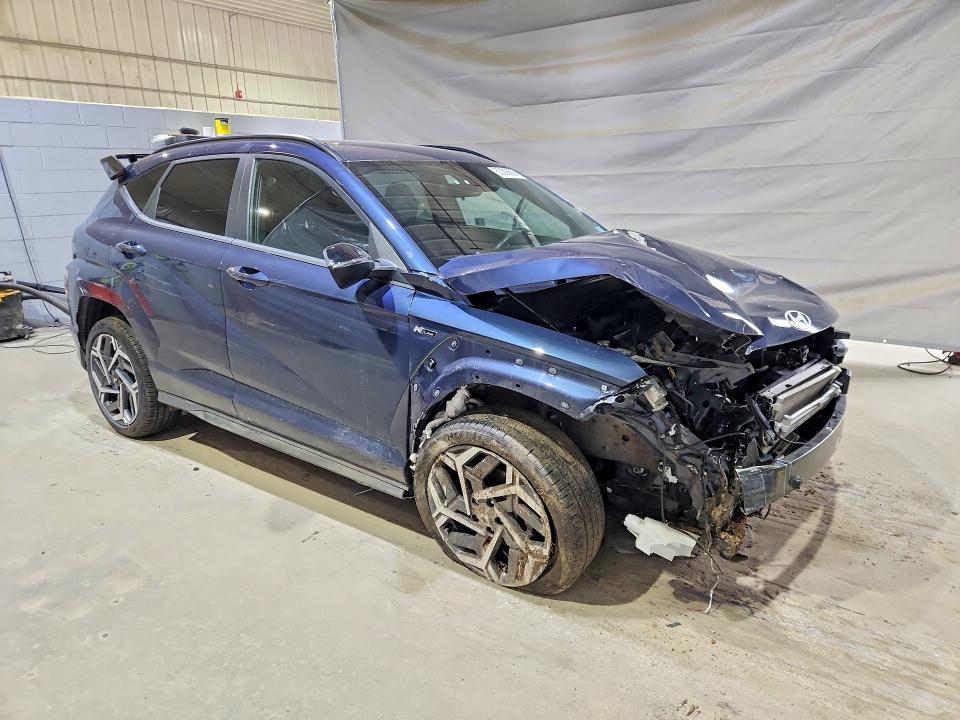 2025 Hyundai Kona VIN KM8HBCA34SU234611 COPART salvage auction — FRONT END, Nh - Cert Of Title-Salvage, sold $150 on 2026-07-23 (photo 4)