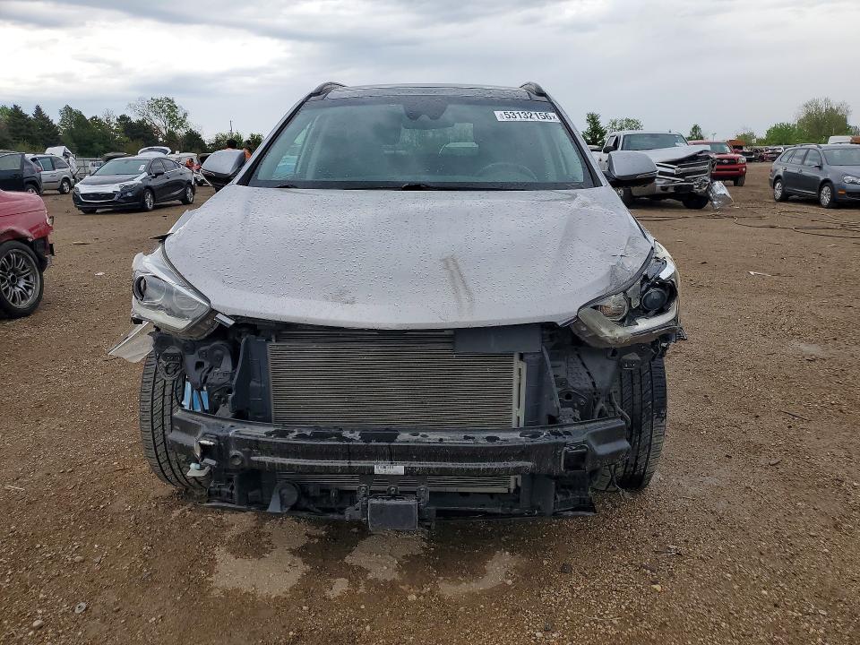 2017 Hyundai Santa fe VIN KM8SRDHF2HU177468 COPART salvage auction — FRONT END, Il - Salvage Certificate, sold $2,600 on 2026-07-21 (photo 5)