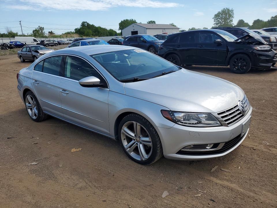 2013 Volkswagen Passat cc VIN WVWBP7ANXDE529150 COPART salvage auction — HAIL, Oh - Cert Of Title-Salvage, sold $2,050 on 2026-07-09 (photo 4)