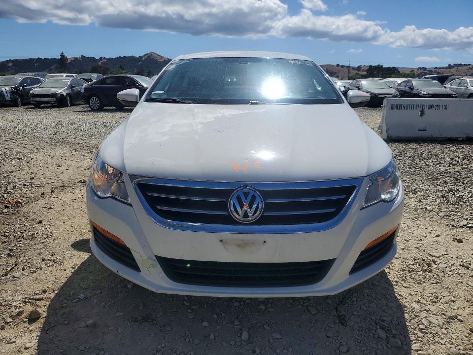 2012 Volkswagen Passat cc VIN WVWMN7ANXCE540923 COPART salvage auction — REAR END, Ca - Non-Repairable Vehicle Cert, sold $550 on 2026-08-18 (photo 5)