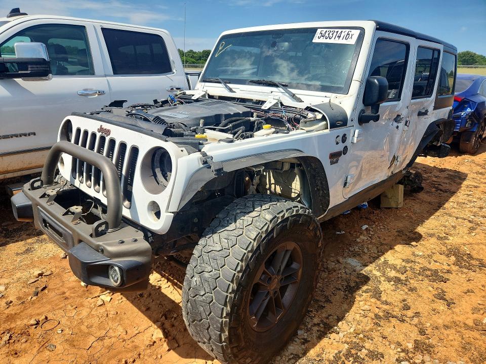 2016 Jeep Wrangler unlimited VIN 1C4BJWEG2GL338183 COPART salvage auction — SIDE, Al - Cert Of Title-Salvage Title, sold $4,150 on 2026-07-29 (photo 1)
