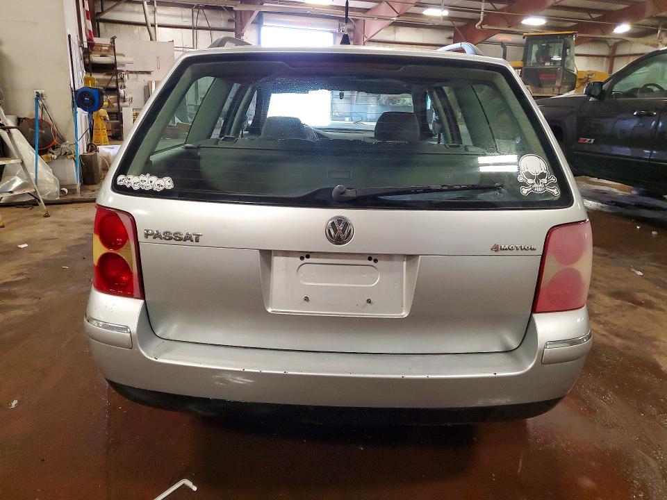 2004 Volkswagen Passat VIN WVWVD63B44E296238 COPART salvage auction — FRONT END, Mi - Certificate Of Title, sold $425 on 2026-07-10 (photo 6)