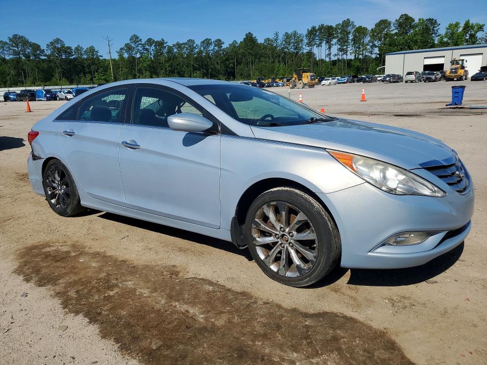 2011 Hyundai Sonata VIN 5NPEC4ACXBH136266 COPART salvage auction — REAR END, Sc - Cert Of Title-Salvage, sold $800 on 2026-07-13 (photo 4)