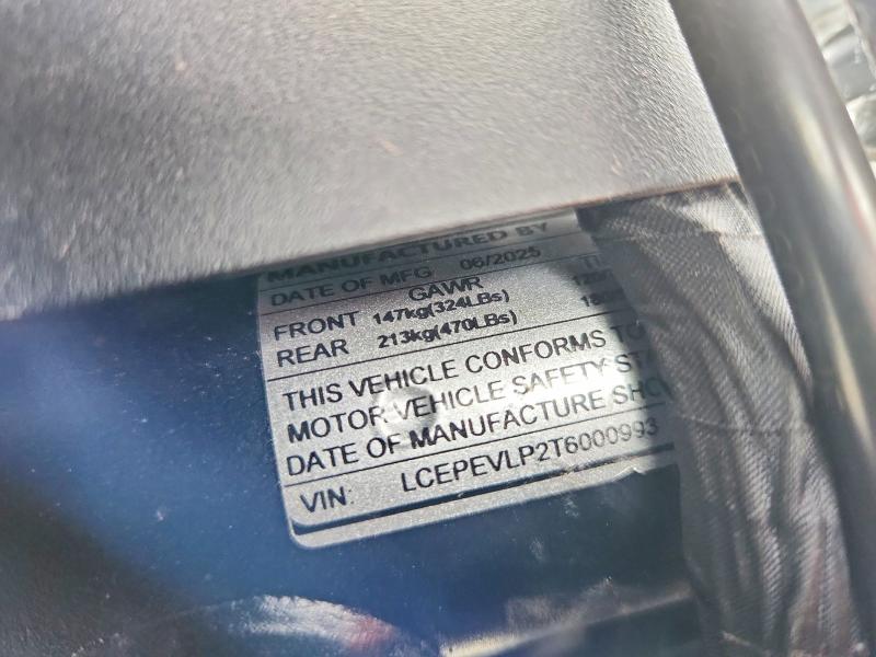 2026 Cf moto 675ss VIN LCEPEVLP2T6000993 COPART salvage auction — REAR END, WV - SALVAGE CERTIFICATE, sold $15 on 2026-07-09 (photo 8)