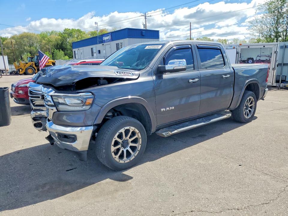 2020 Ram 1500 VIN 1C6SRFJMXLN344078 COPART salvage auction — FRONT END, Mn - Cert Of Title-Salvage, sold $9,300 on 2026-07-09 (photo 1)