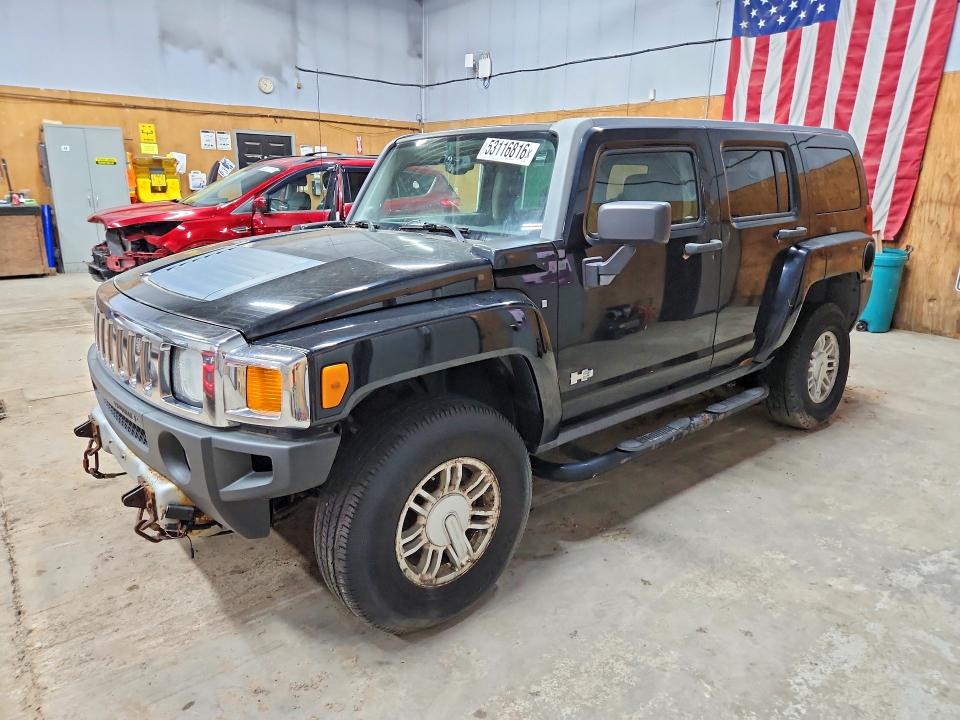2009 Hummer H3 VIN 5GTEN13E898126098 — COPART salvage auction photo