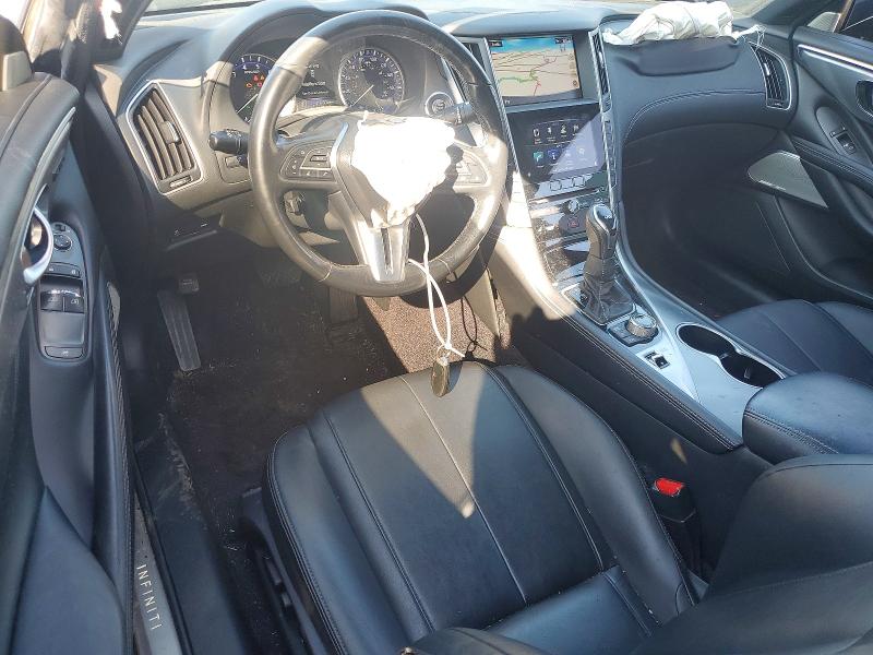2019 Infiniti Q60 VIN JN1EV7EL9KM291244 COPART salvage auction — FRONT END, Md - Cert Of Salvage > 75% Damage, sold $2,550 on 2026-07-27 (photo 8)