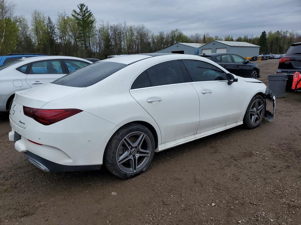 2025 Mercedes-benz Cla-klasse VIN W1K5J4HB8SN531538 COPART salvage auction — FRONT END, On - Permit Salvage, sold $20,250 on 2026-07-07 (photo 3)