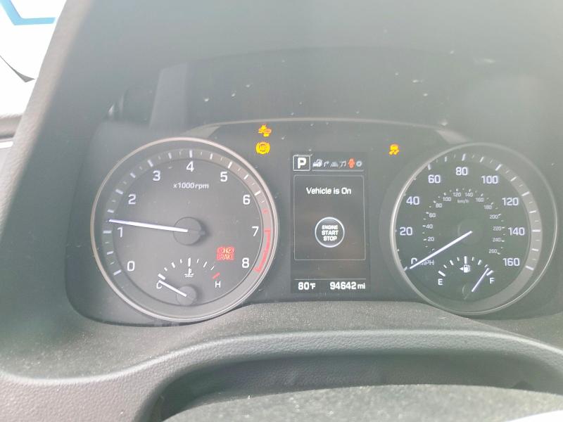 2018 Hyundai Elantra VIN KMHD84LF7JU451496 COPART salvage auction — SIDE, Tx - Salvage Vehicle Title, sold $2,250 on 2026-07-21 (photo 9)