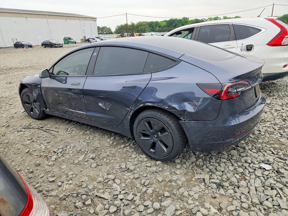 2023 Tesla VIN 5YJ3E1EA6PF558565 COPART salvage auction — REAR END, Nj - Cert Of Title-Salvage, sold $8,200 on 2026-07-27 (photo 2)