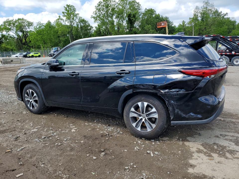 2021 Toyota VIN 5TDGZRAH6MS066326 COPART salvage auction — REAR END, Id - Salvage Certificate Of Title, sold $8,100 on 2026-07-23 (photo 2)