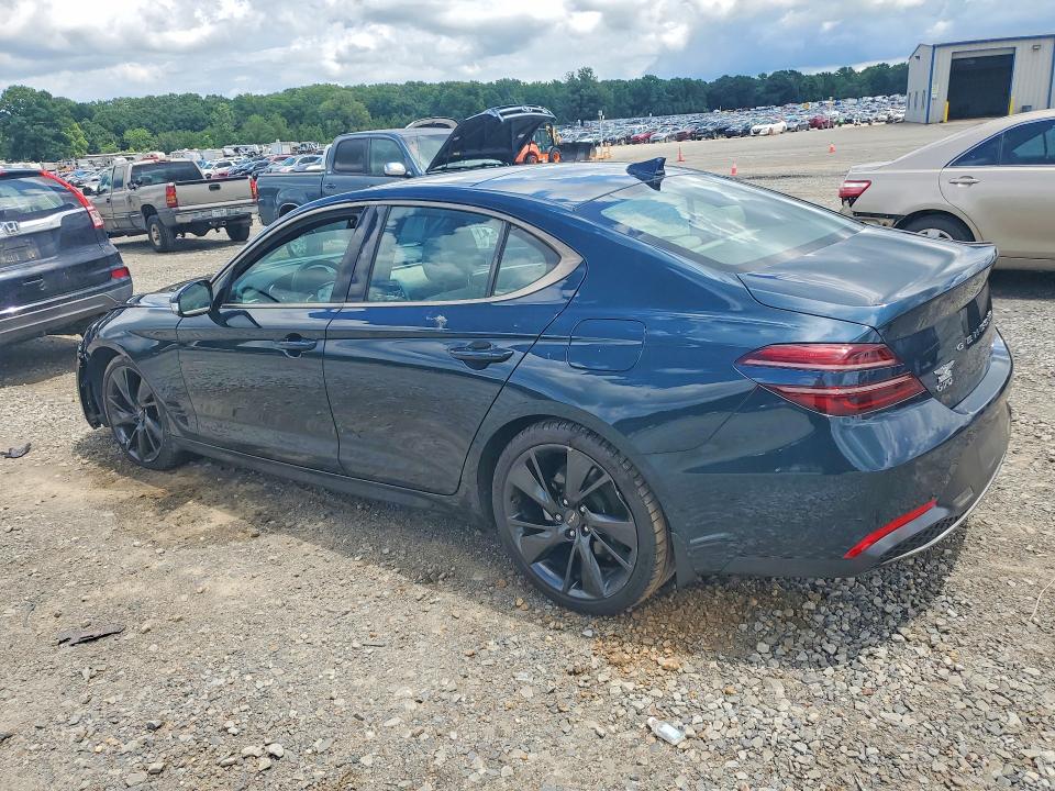 2023 Genesis G70 VIN KMTG34TA4PU133947 COPART salvage auction — FRONT END, Ar - Cert Of Title-Salvage, sold $60 on 2026-07-13 (photo 2)