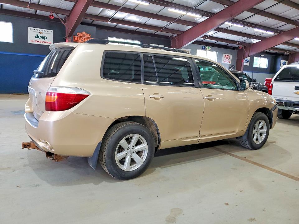 2009 Toyota Highlander VIN JTEES41A892135934 COPART salvage auction — SIDE, Vt - Cert Of Title-Parts Only Salva, sold $3,500 on 2026-07-26 (photo 3)