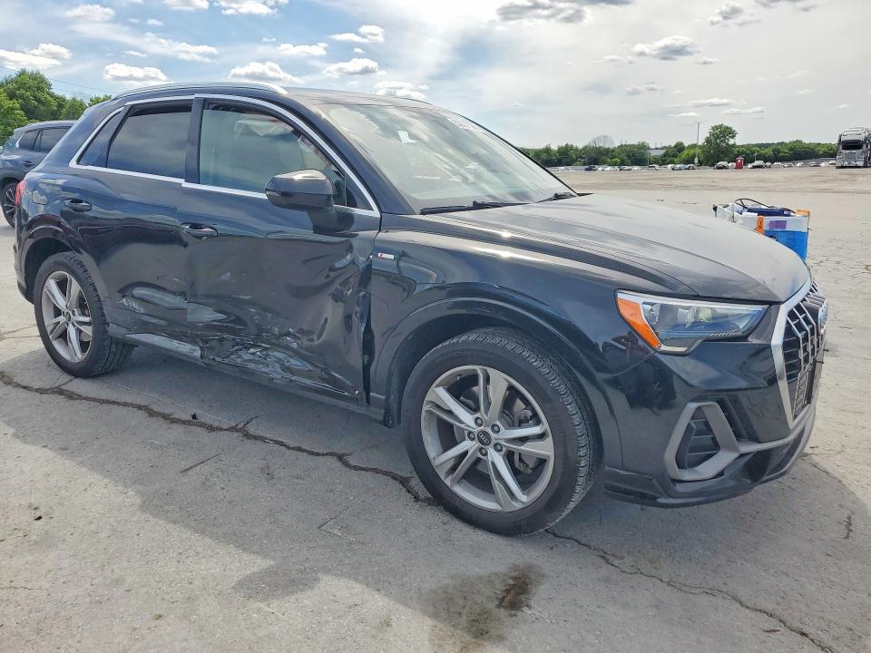2022 Audi Q3 VIN WA1DECF38N1028291 COPART salvage auction — SIDE, Tn - Salvage Certificate, sold $7,500 on 2026-07-20 (photo 4)