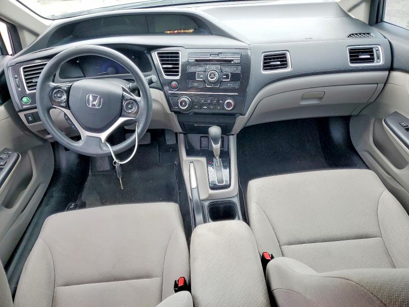 2013 Honda Civic VIN 19XFB2F57DE048322 COPART salvage auction — FRONT END, TN - SALVAGE CERTIFICATE, sold $2,500 on 2026-07-09 (photo 8)